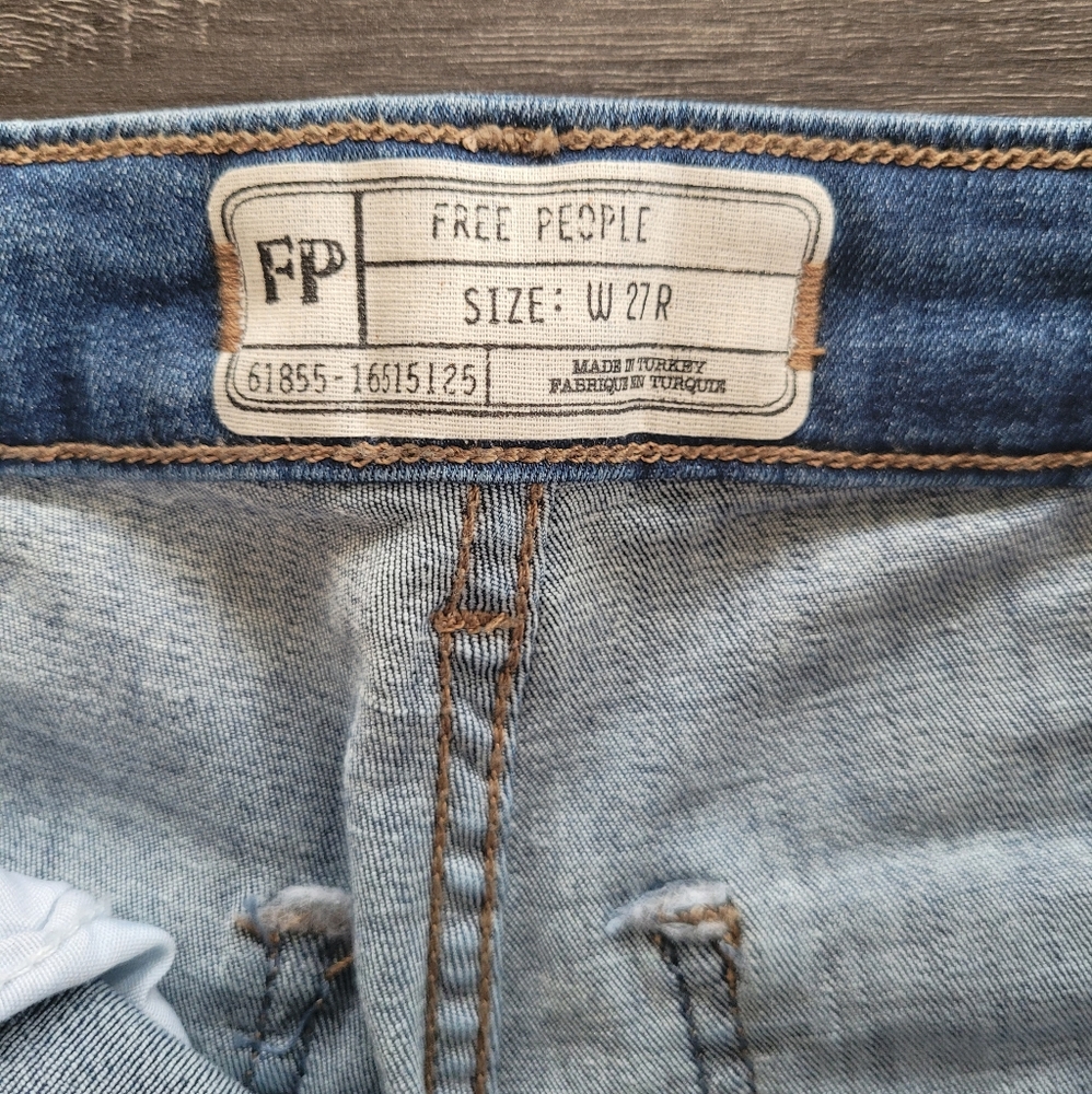 Free People Pintuck Skinny Jeans - Picture 3 of 6